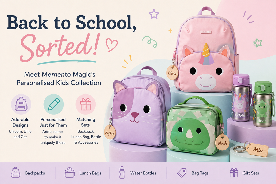 Make Back to School Magical with Personalised Bags, Bottles & Lunch Sets