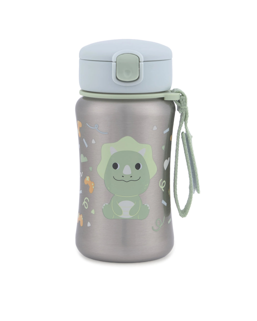 Personalised Skip Hop Besties Squad Ss Straw Bottle- Dino