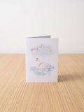 Princess Swan 2nd Birthday Greeting Card