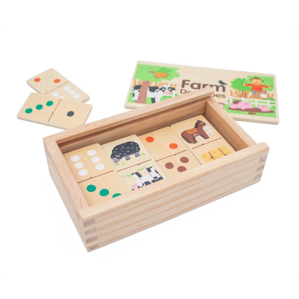 Personalised Farm Dominoes