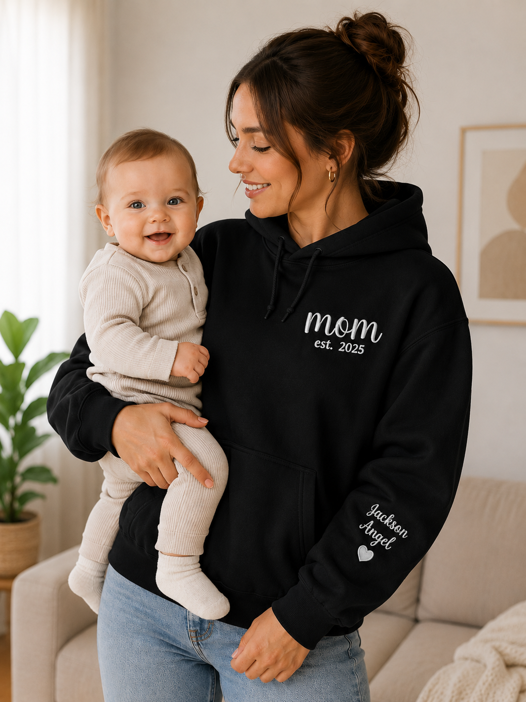 Custom Mom Hoodie – Mother's Gift