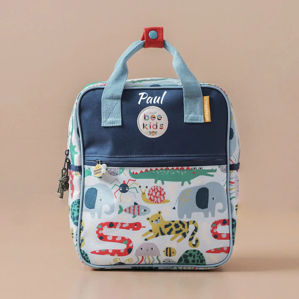 Personalised Just Bee Kids Animal Backpack