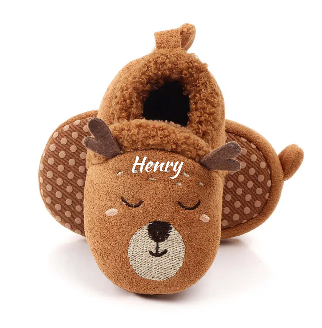 Reindeer Slippers 6-12 months