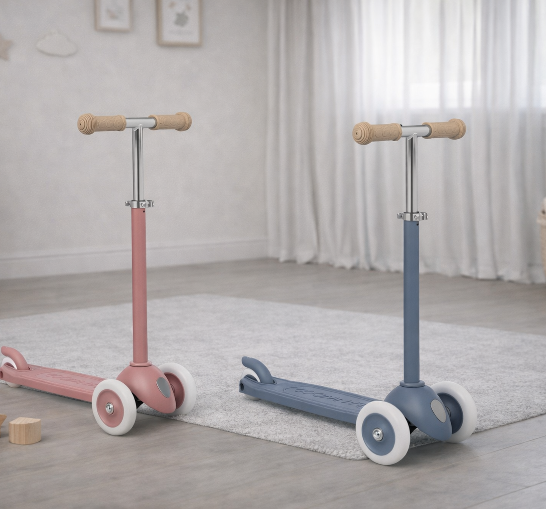 Banwood Eco Scooter - Deep Sea/Raspberry