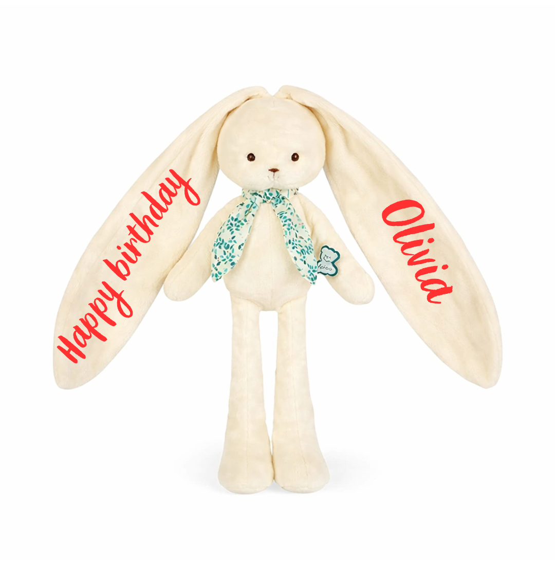 Personaised   Doll Rabbit Cream - Medium