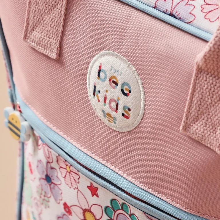 Personalised Just Bee Kids Retro Floral Backpack