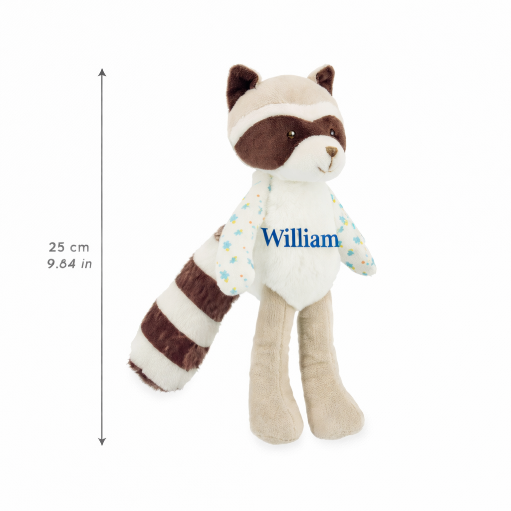 Personalised Doll Racoon Gaston 25cm