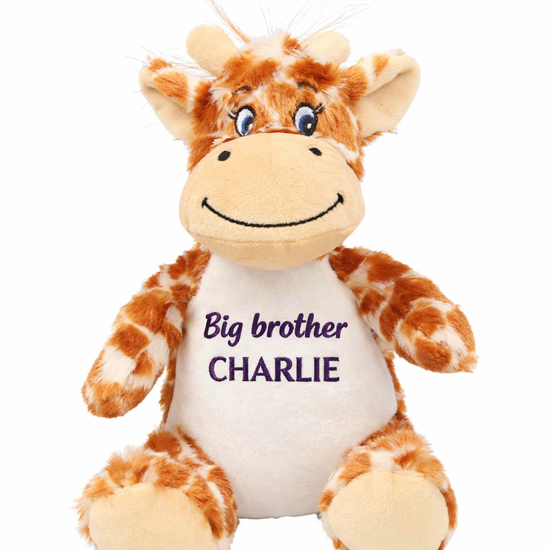 Personalised Mumbles Zippie Plush Toys