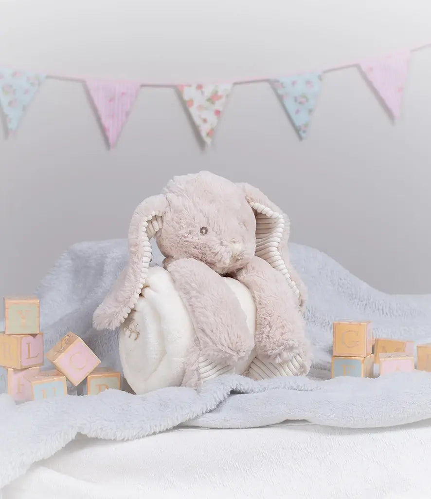 Personalised Mumbles Rabbit and Blanket Set