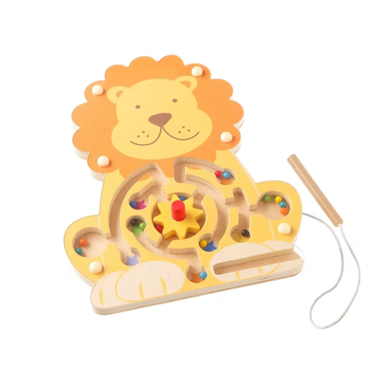 Personalised  New Lion Magnetic Maze