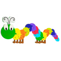 Personalised Caterpillar Alphabet Wooden Puzzle