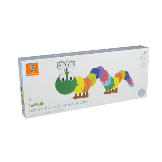 Personalised Caterpillar Alphabet Wooden Puzzle