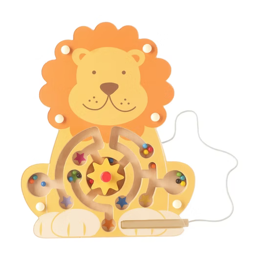 Personalised  New Lion Magnetic Maze