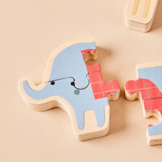 Personalised Just Bee Kids Set of Safari Puzzles Fsc