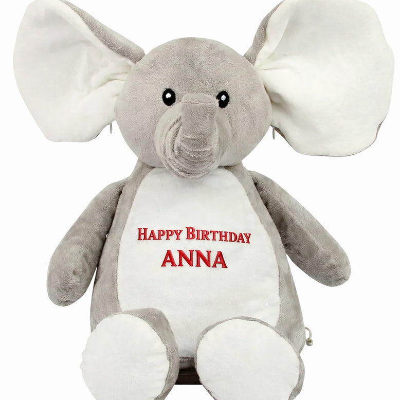 Personalised Mumbles Zippie Plush Toys