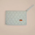 Personalised Baby Travel Changing Mat with Pockets - Sage Green