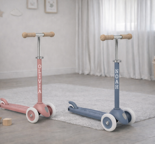 Banwood Eco Scooter - Deep Sea/Raspberry