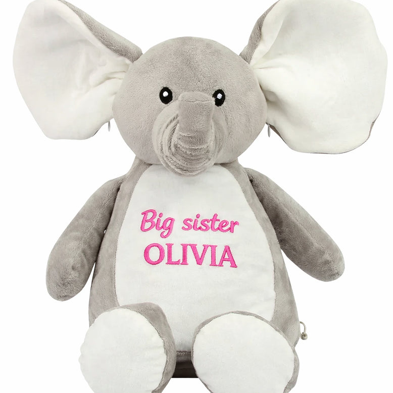 Personalised Mumbles Zippie Plush Toys