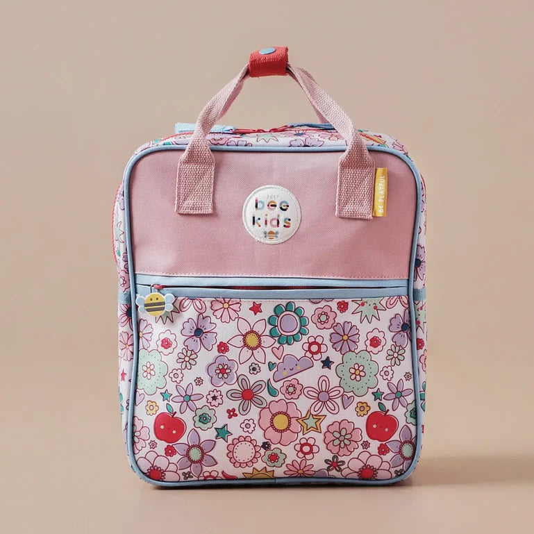 Personalised Just Bee Kids Retro Floral Backpack