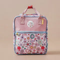 Personalised Just Bee Kids Retro Floral Backpack