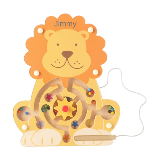 Personalised  New Lion Magnetic Maze