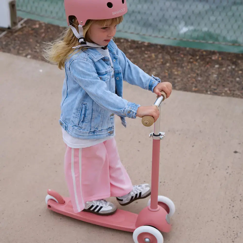 Banwood Eco Scooter - Deep Sea/Raspberry