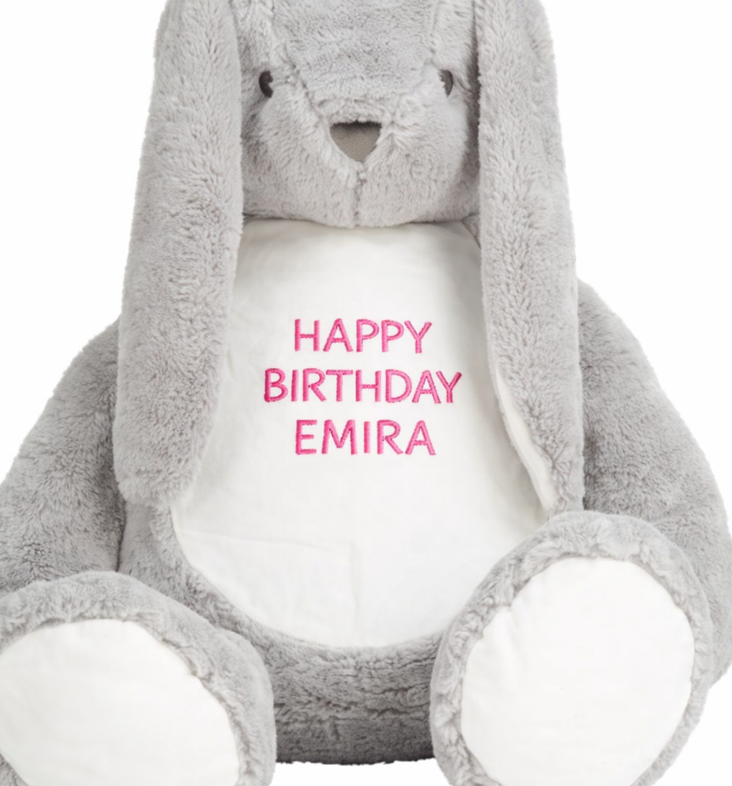 Personalsed Mumbles Zippie Giant Bunny