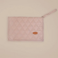 Personalised Travel Changing Mat with Pockets - Baby Pink