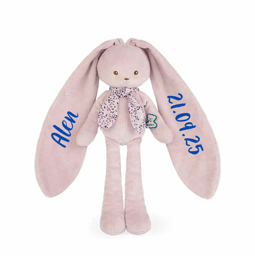 Personalised Doll Rabbit Pink - Medium