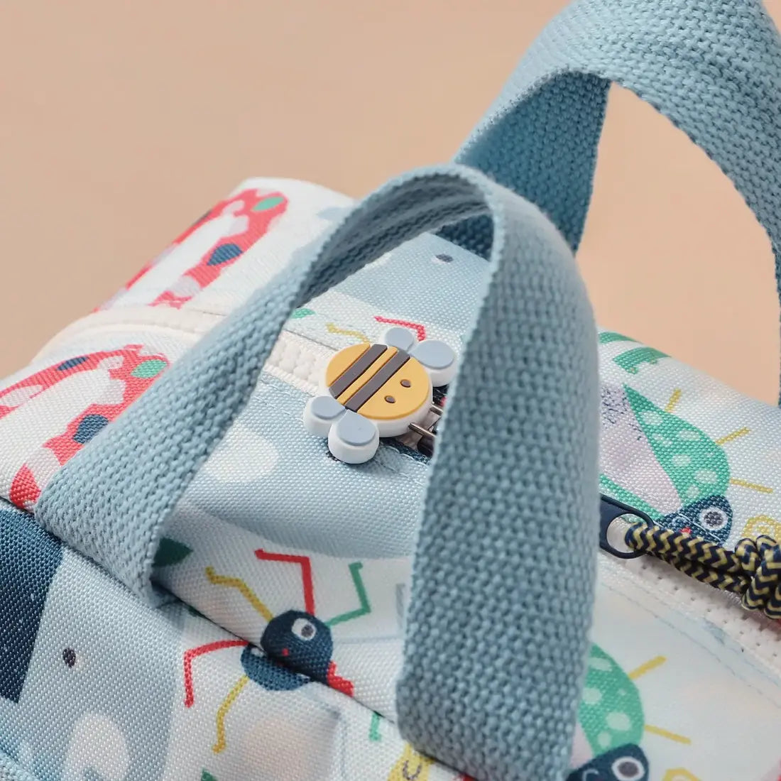 Personalised Just Bee Kids Animal Print Insulated Lunch Bag