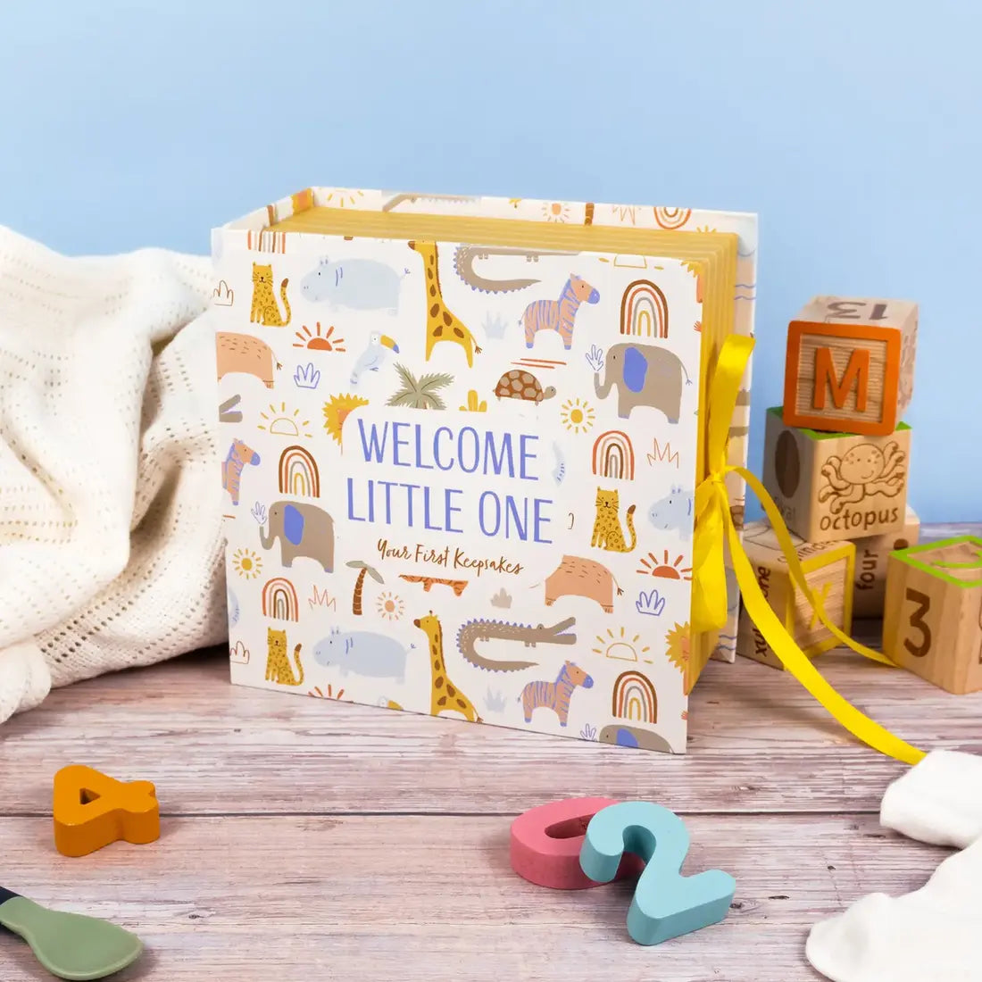 Lullaby Animals Baby Keepsake Box
