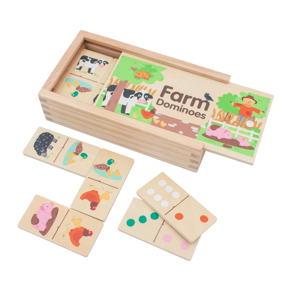 Personalised Farm Dominoes