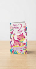 Cat 2nd Birthday Card
