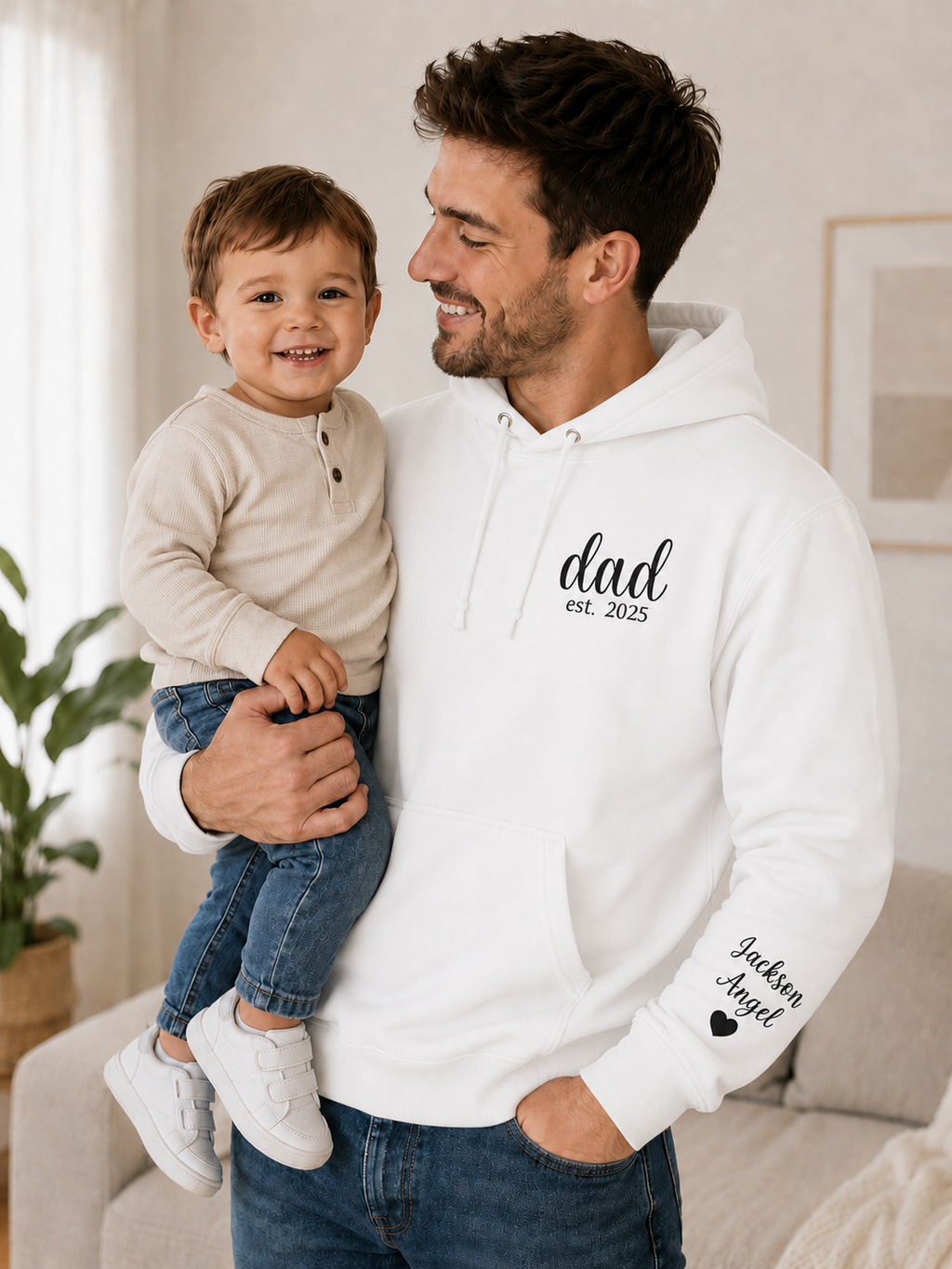 Custom Dad Hoodie – Father's Gift