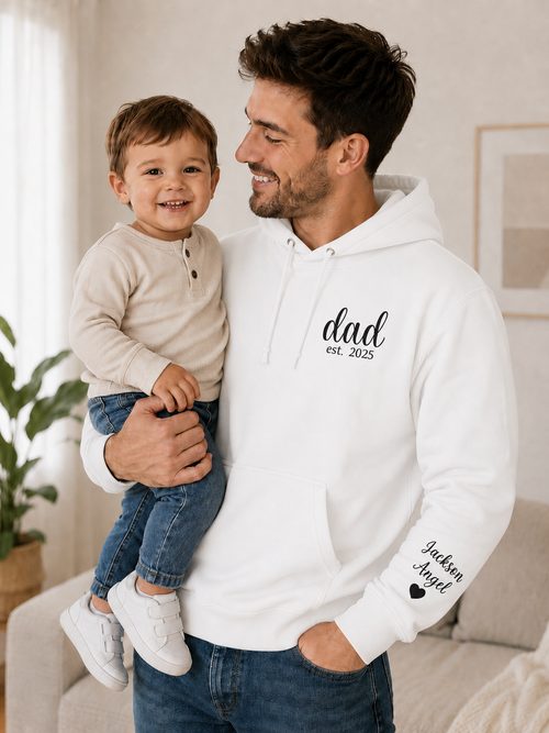 Custom Dad Hoodie – Father's Gift