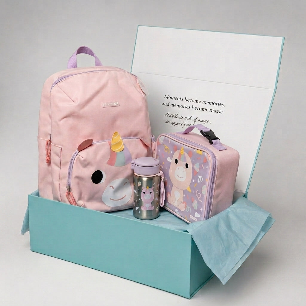 Personalised Unicorn Adventure Gift Backpack Set
