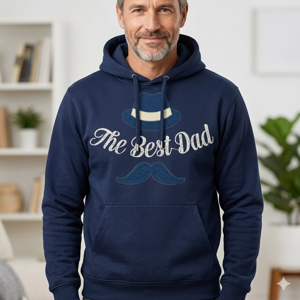 The best Dad Design Embroidered Unisex Hoodies