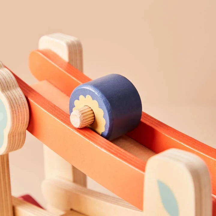Personalised Just Bee Kids Wooden Garden Roller Ramp Toy